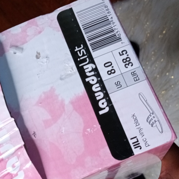 Laundry list black sandals - Picture 5 of 5